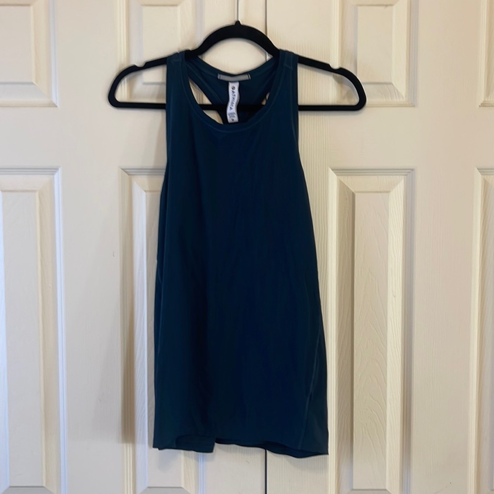 Dark blue workout tank